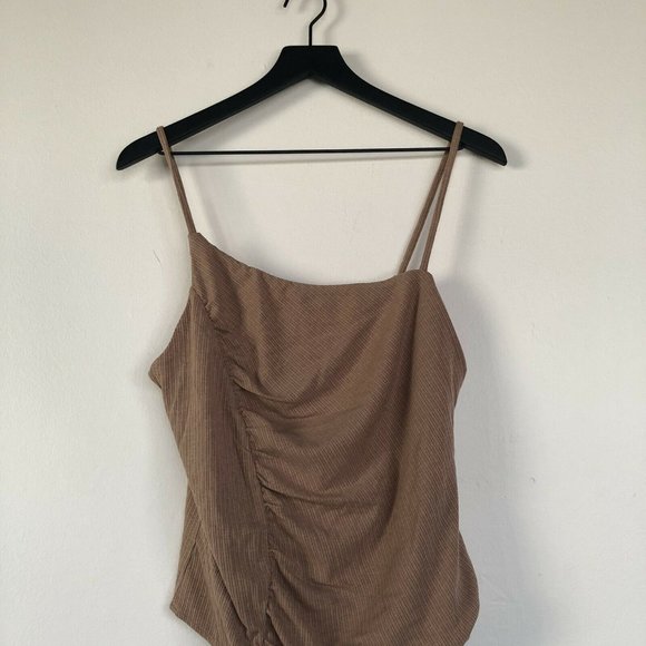 Lovers + Friends Donovan Bodysuit Tan Brown XL - Picture 6 of 7